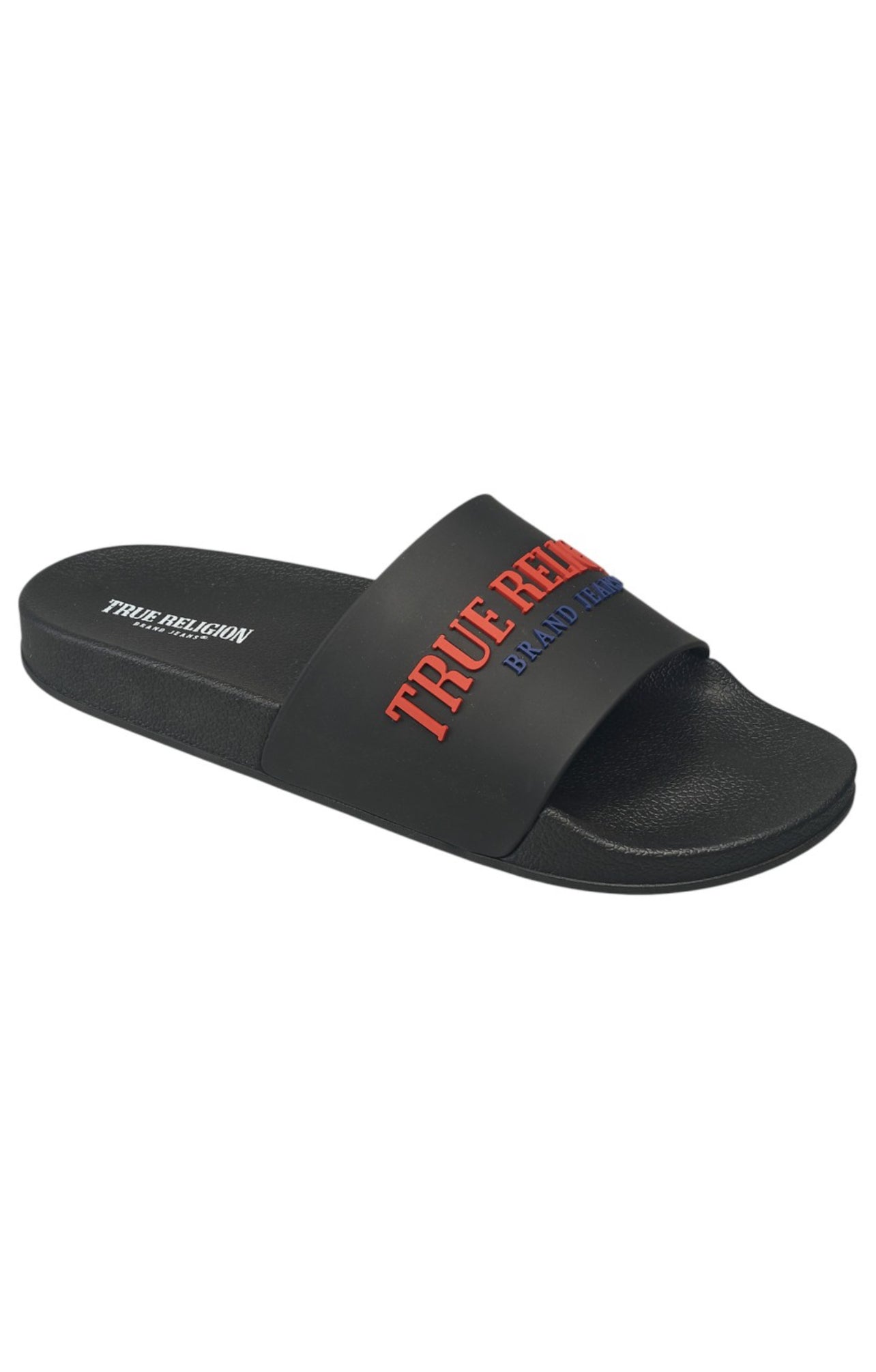 True Religion Men's Weezy Logo Slide